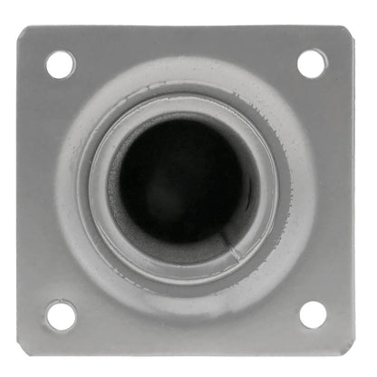 Pies redondos para mesa y mueble. Patas en acero gris de 75cm 4-pack