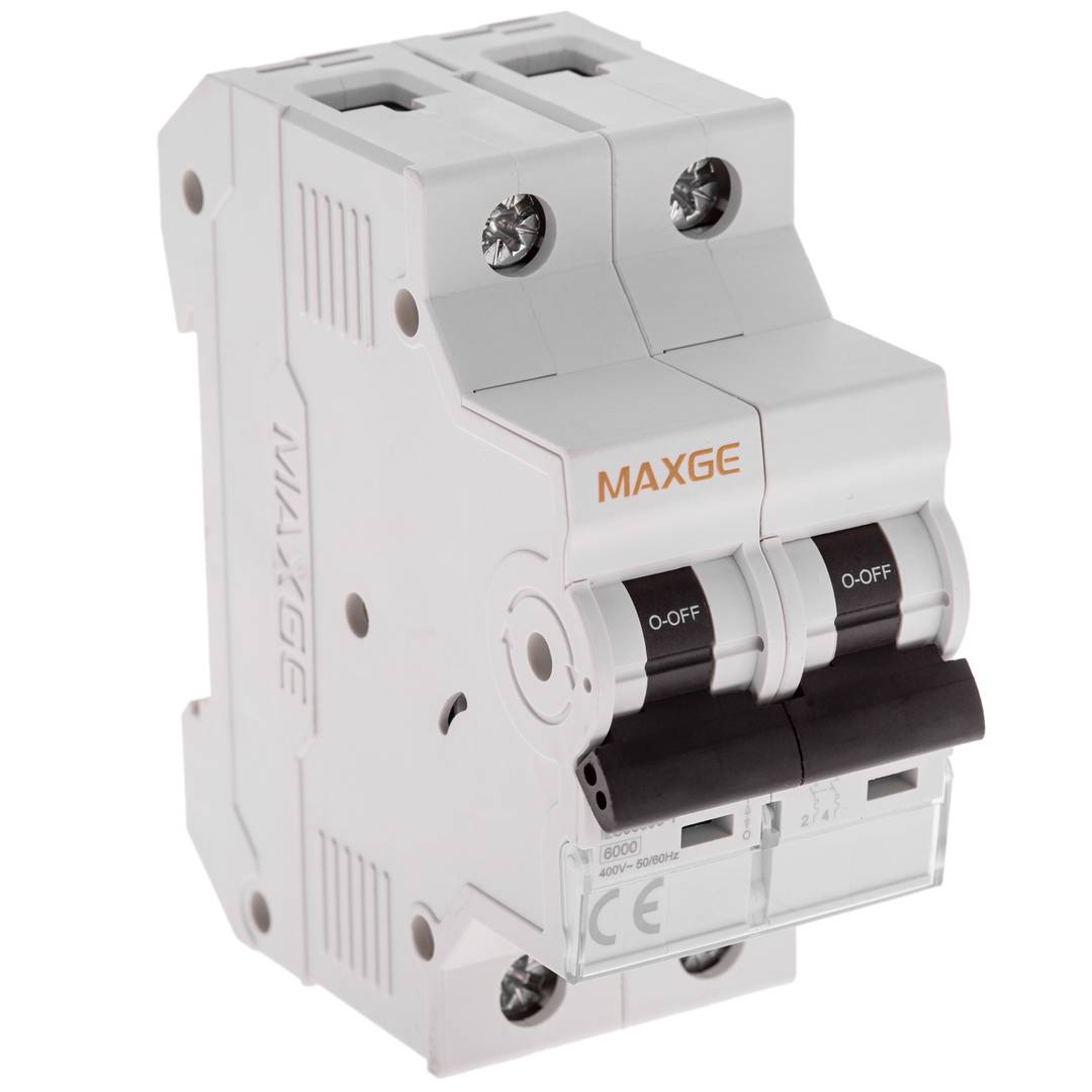 Interruptor automático magnetotérmico 2P 20A 6kA