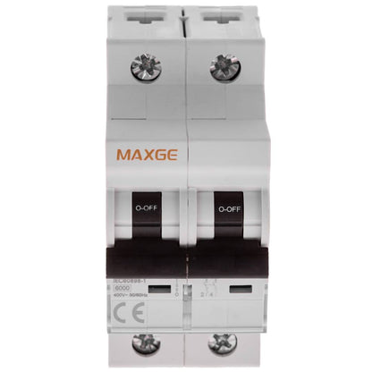 Interruptor automático magnetotérmico 2P 20A 6kA