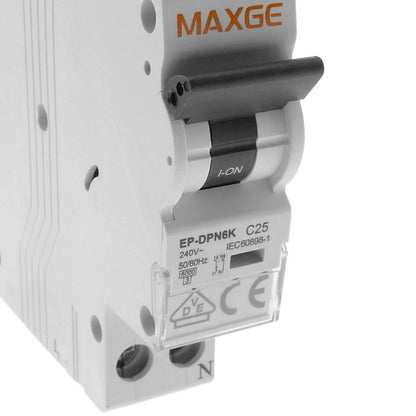 Interruptor automático magnetotérmico DPN 1P+N 25A 6kA
