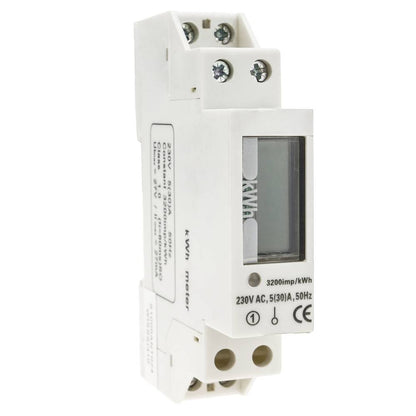 Medidor digital de energía activa monofásico 30A