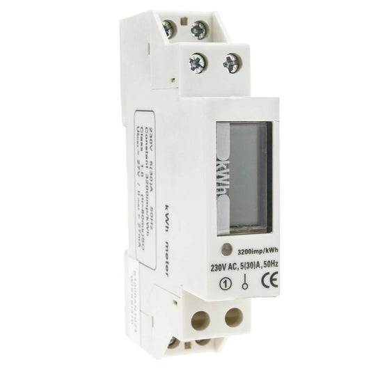 Medidor digital de energía activa monofásico 30A