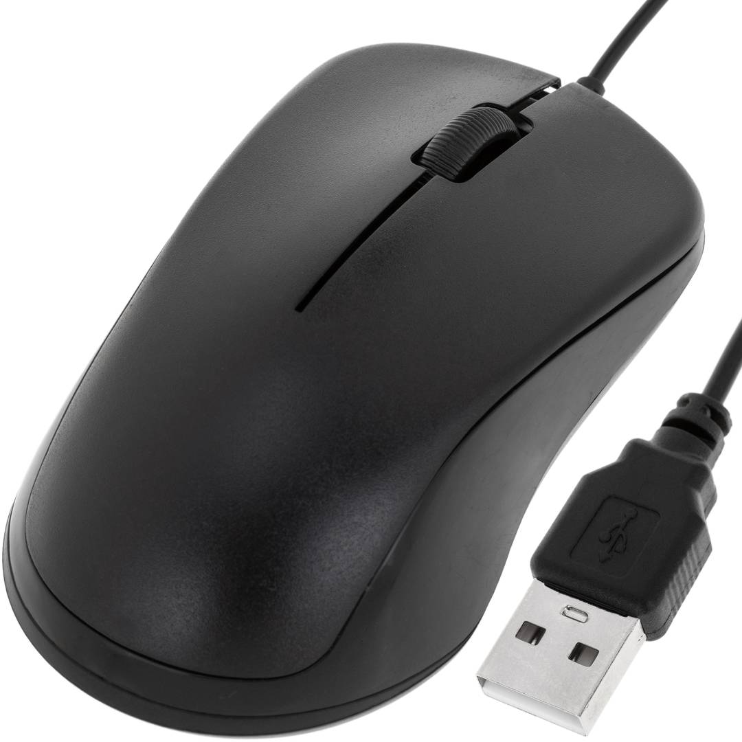 Ratón con Cable 1200 DPI Negro