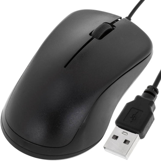 Ratón con Cable 1200 DPI Negro