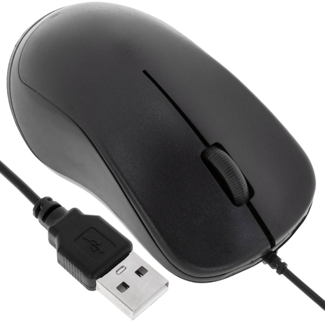 Ratón con Cable 1200 DPI Negro
