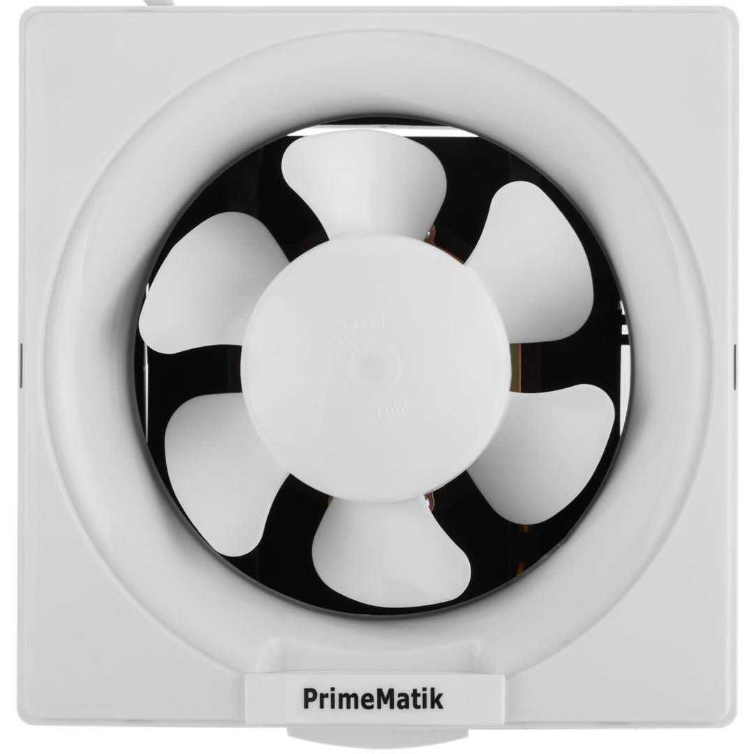 Ventilador de escape, Extractor de aire 240x240 mm sin tapa con sistema antirretorno para baño lavabo cocina trastero garaje