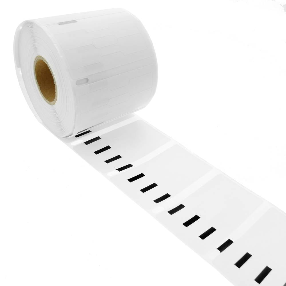 Rollo bobina de 1500 etiquetas adhesivas compatibles con Dymo 11351 Dumbell 54x11mm 10-pack