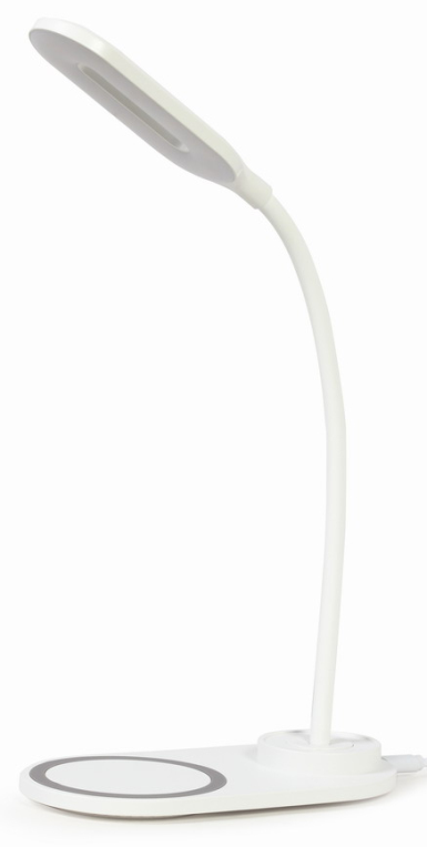 Gembird TA-WPC10-LED-01-W cargador de dispositivo movil Smartphone Blanco CC Cargador inalambrico Interior