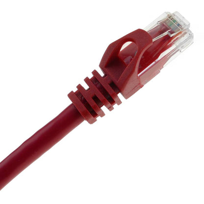 Cable de red ethernet Cat. 6a UTP de 15 m de color rojo
