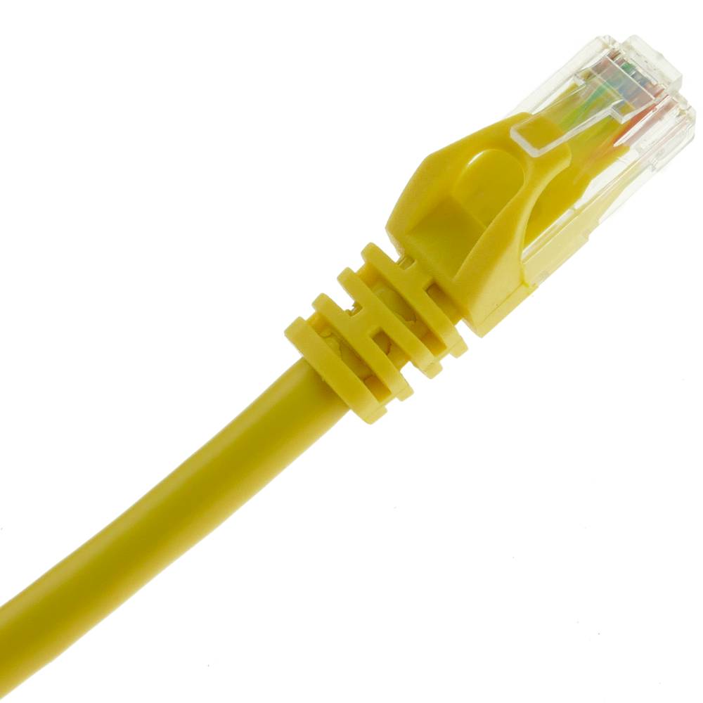 Cable de red ethernet Cat. 6a UTP de 2 m de color amarillo