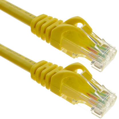 Cable de red ethernet Cat. 6a UTP de 5 m de color amarillo