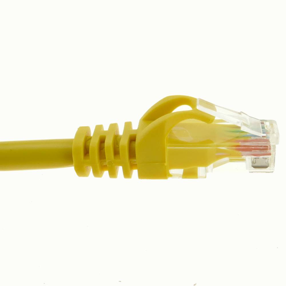 Cable de red ethernet Cat. 6a UTP de 5 m de color amarillo