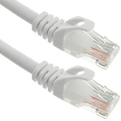 Cable de red ethernet Cat. 6a UTP de 5 m de color blanco