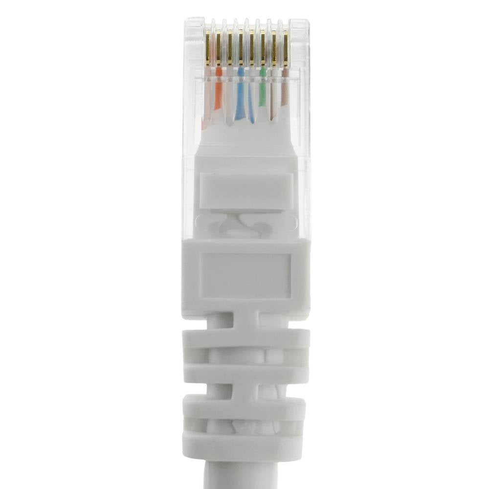Cable de red ethernet Cat. 6a UTP de 15 m de color blanco