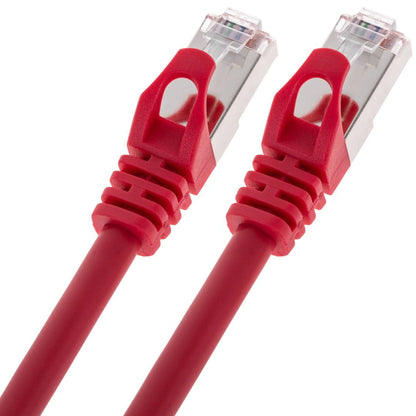 Cable de red ethernet Cat. 6a FTP de 0,5 m de color rojo