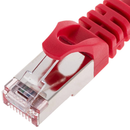 Cable de red ethernet Cat. 6a FTP de 0,5 m de color rojo
