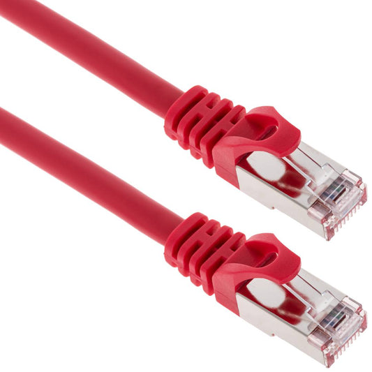 Cable de red ethernet Cat. 6a FTP de 3 m de color rojo