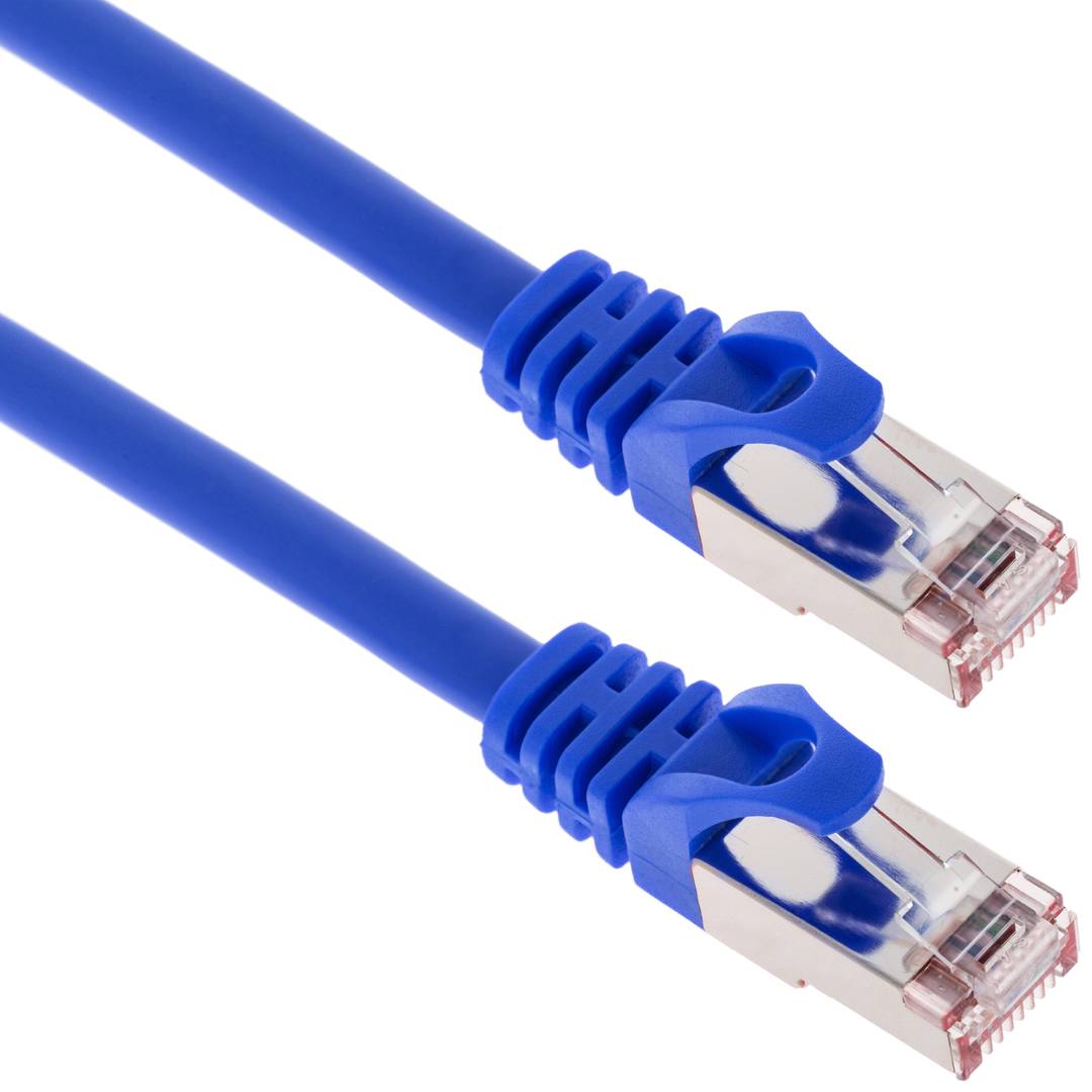 Cable de red ethernet Cat. 6a FTP de 0,25 m de color azul