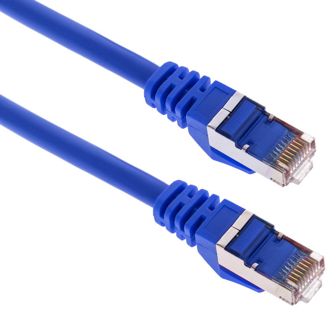 Cable de red ethernet Cat. 6a FTP de 0,25 m de color azul