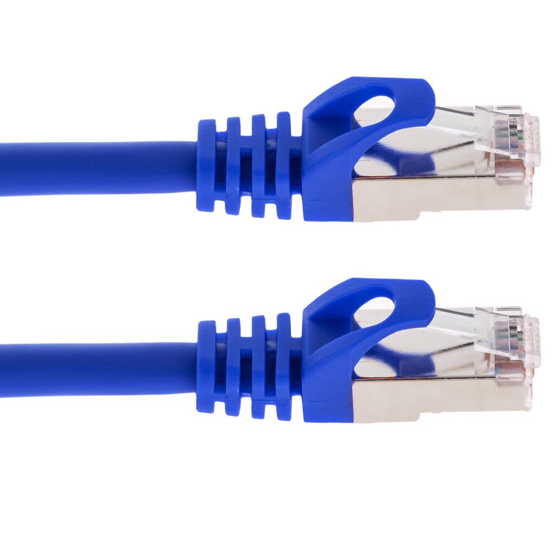 Cable de red ethernet Cat. 6a FTP de 0,25 m de color azul