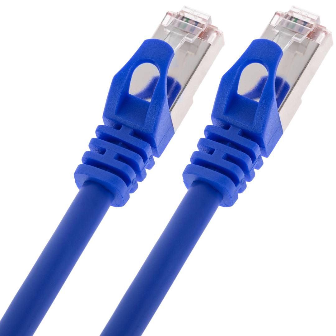 Cable de red ethernet Cat. 6a FTP de 0,25 m de color azul