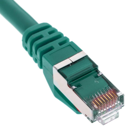 Cable de red ethernet Cat. 6A FTP de 0,5 m de color verde