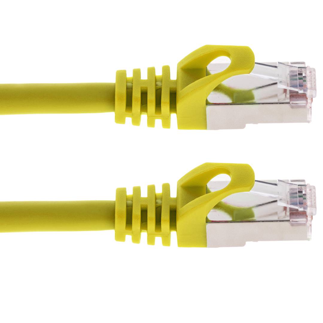 Cable de red ethernet Cat. 6a FTP de 5 m de color amarillo