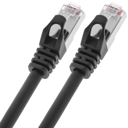Cable de red ethernet Cat. 6a FTP de 0,25 m de color negro