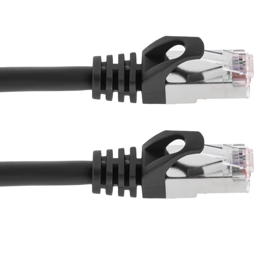 Cable de red ethernet Cat. 6a FTP de 0,5 m de color negro