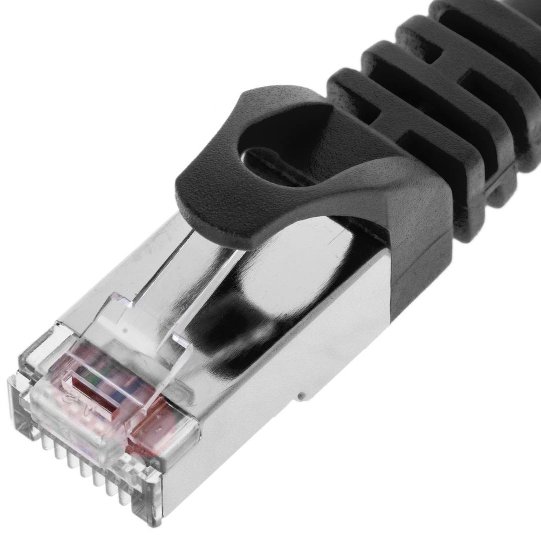 Cable de red ethernet Cat. 6a FTP de 5 m de color negro