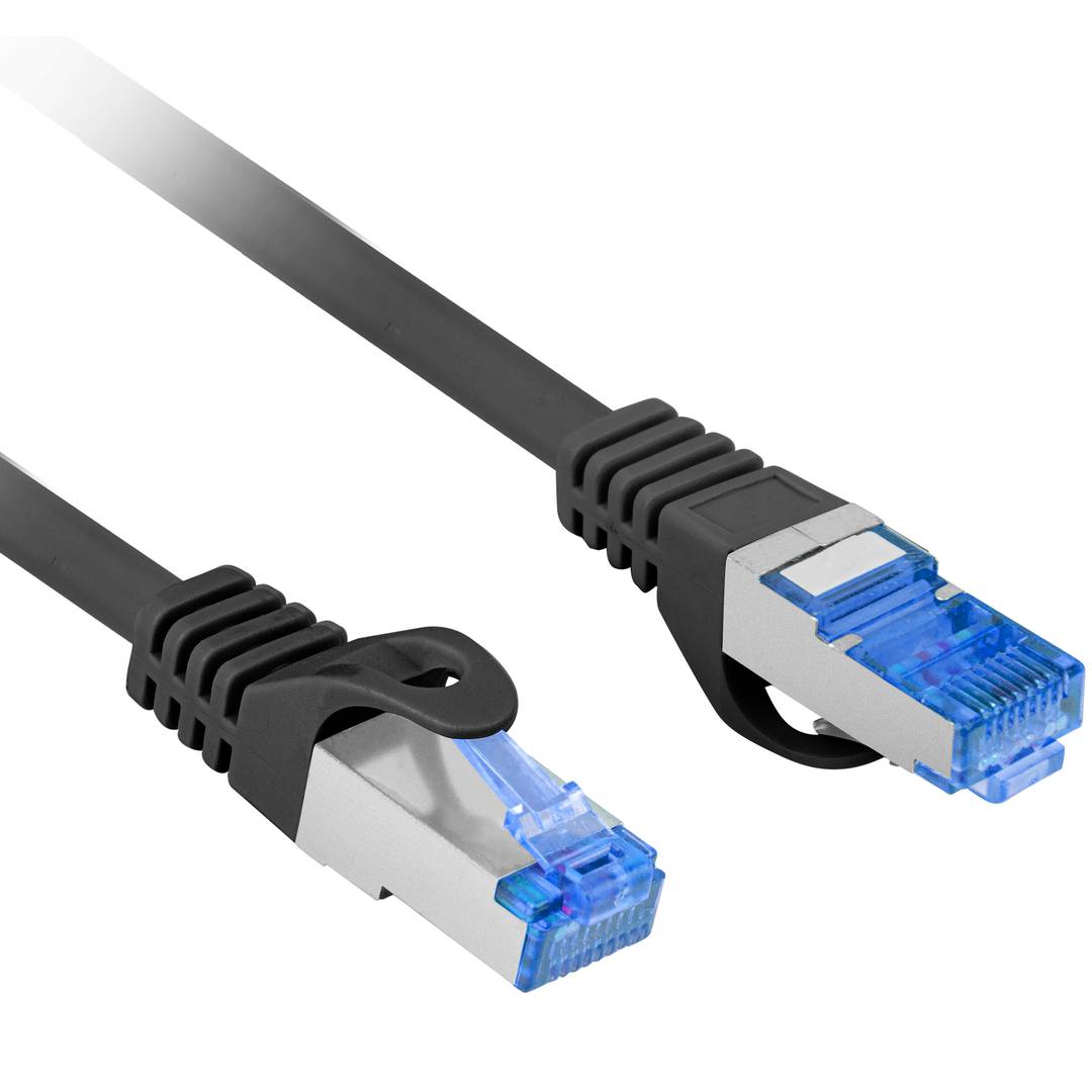 Cable de red ethernet Cat. 6a FTP LSZH de 15 m de color negro PCF6A-10CC-1500-BK