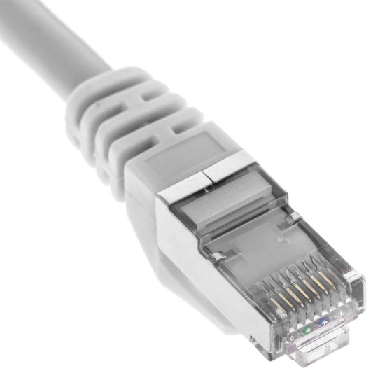 Cable de red ethernet Cat. 6a FTP de 0,25 m de color blanco