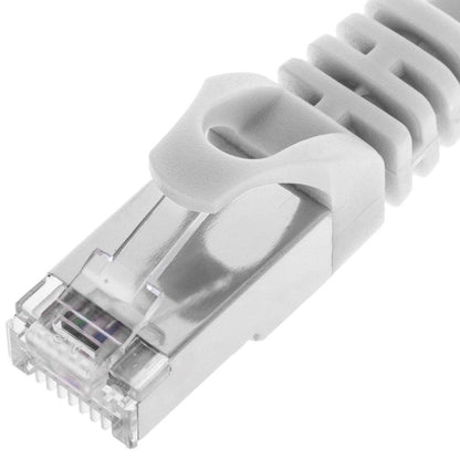 Cable de red ethernet Cat. 6a FTP de 0,25 m de color blanco