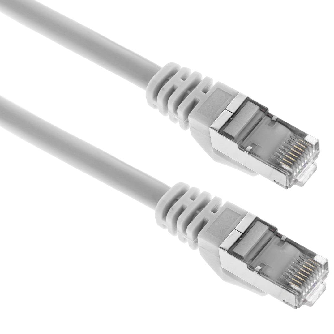 Cable de red ethernet Cat. 6a FTP de 10 m de color blanco