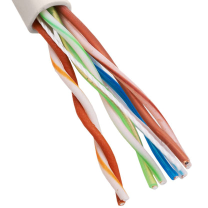 Bobina de cable de red ethernet Cat. 5e UTP de 305 m flexible de color gris