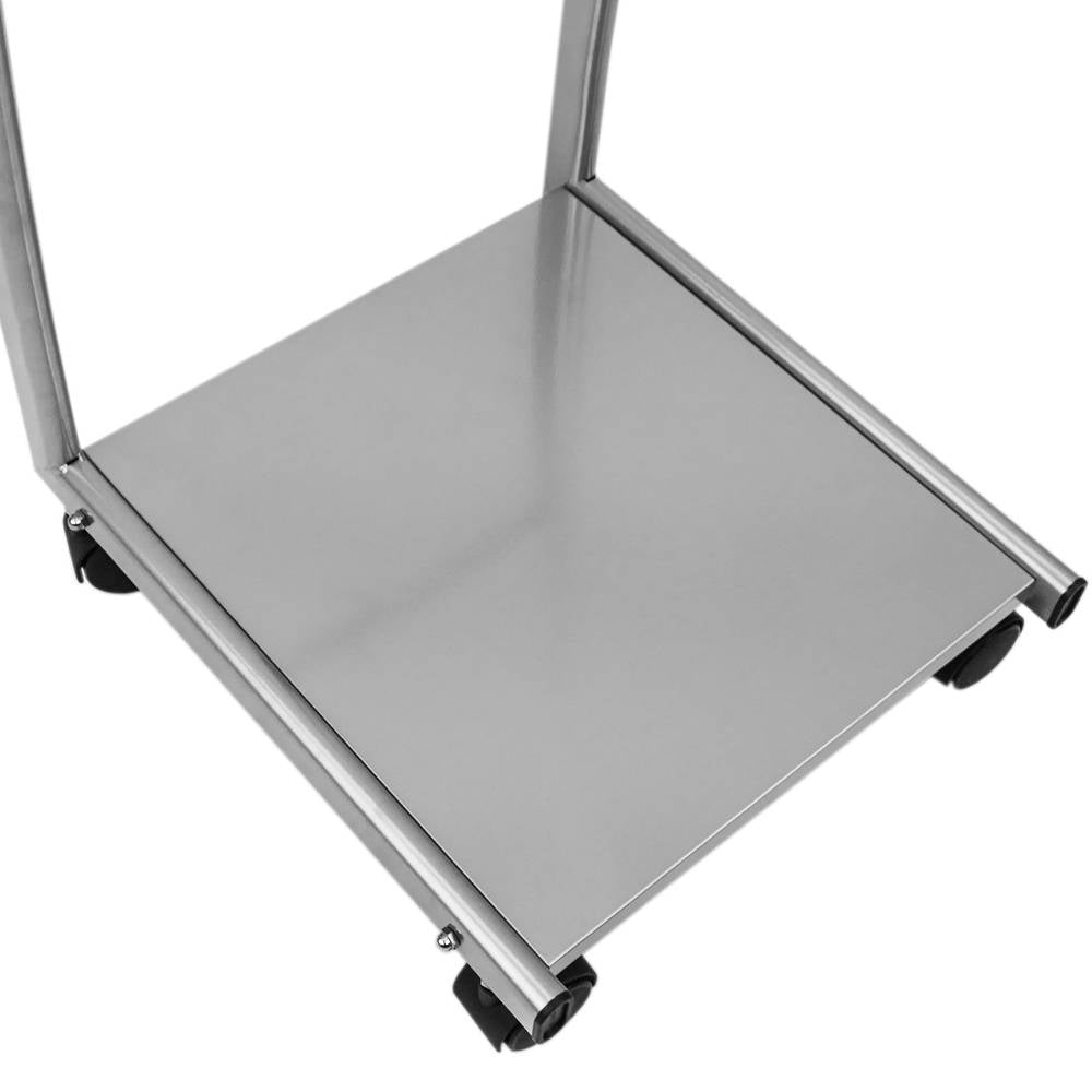 Expositor portafolletos 31 x 126 x 35 cm con 9 compartimentos para folletos y revistas