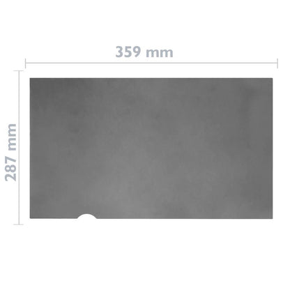 Filtro de privacidad 18.1' 5:4. Protector para pantalla y monitor