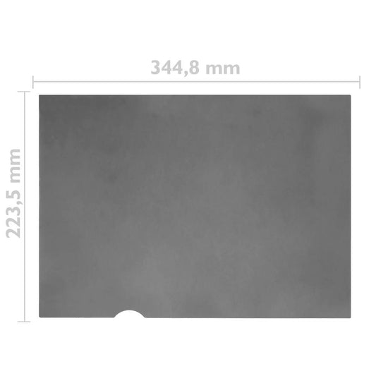 Filtro de privacidad 16:10. Protector para pantalla y monitor 15' 344.8x223.5mm