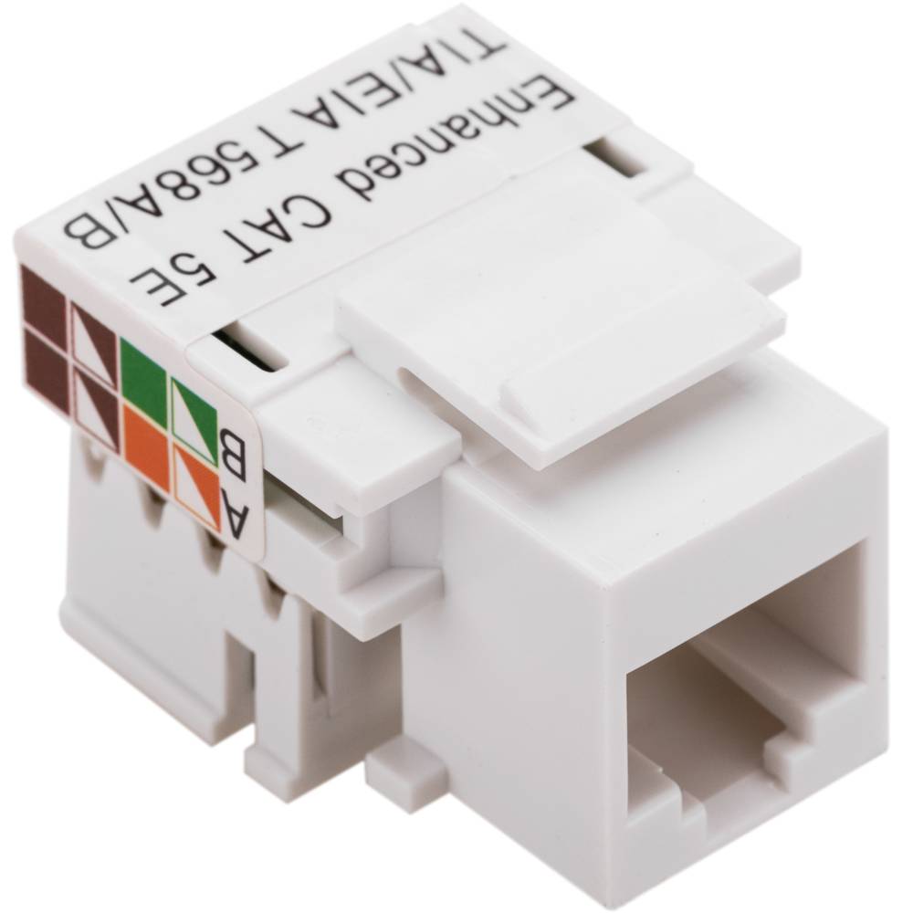 Base con toma de red RJ45 empotrable con marco 80x80mm serie Lille de color plata y gris