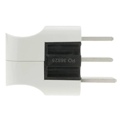 Clavija de enchufe 25A 2P+T para hornos y cocinas de color blanco