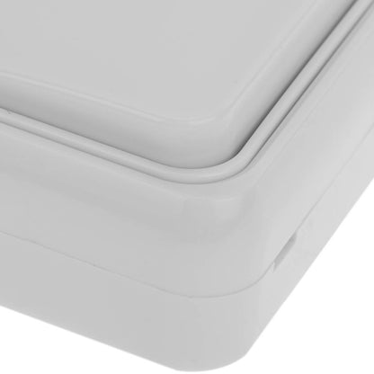 Interruptor de superficie con marco 63x63mm serie Onsen de color blanco