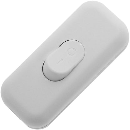 Interruptor pasante aéreo bipolar para lámpara 2A 250V blanco
