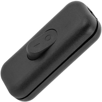 Interruptor pasante aéreo bipolar para lámpara 2A 250V negro