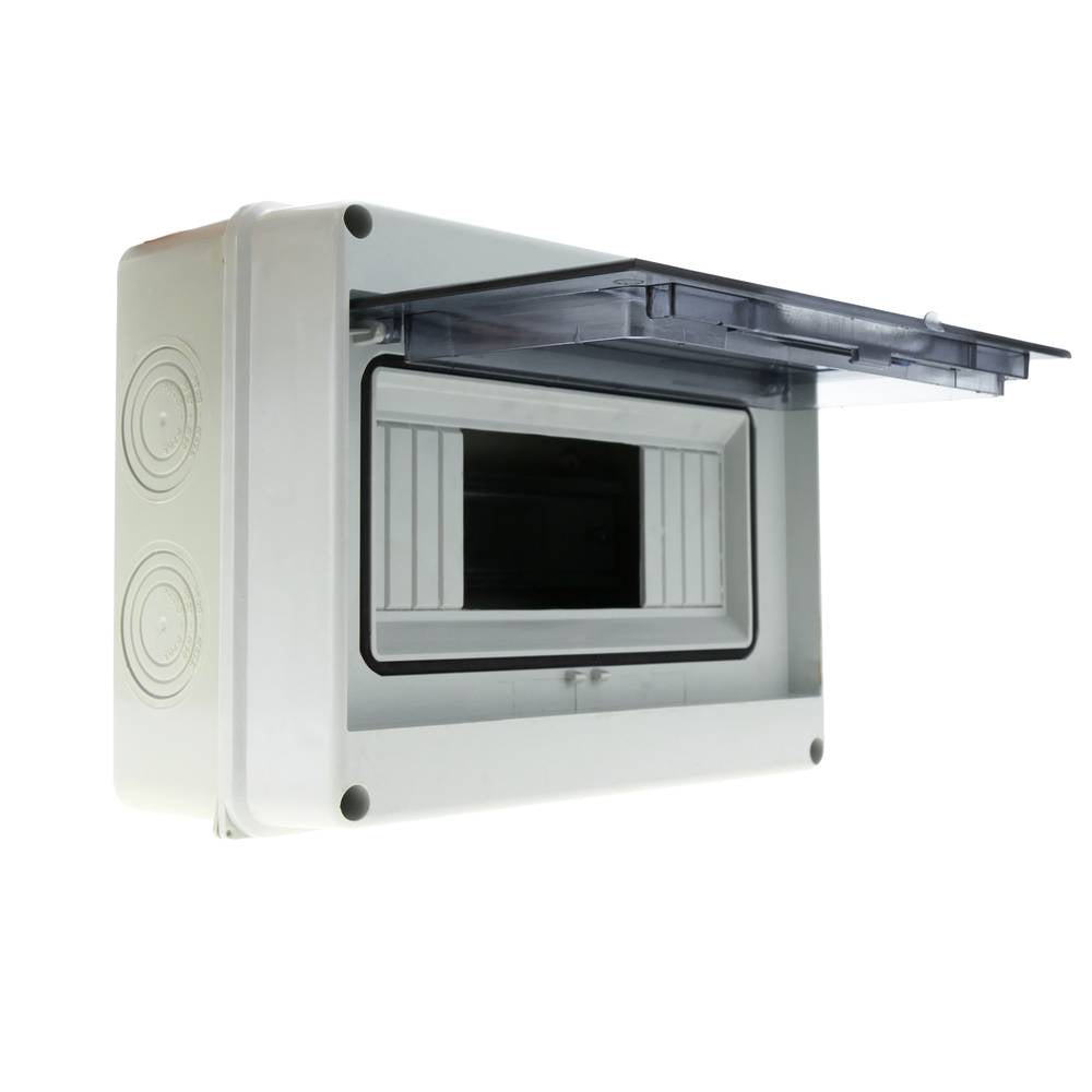 Caja de distribución eléctrica SPN 8M IP65 de superficie de plástico ABS HT