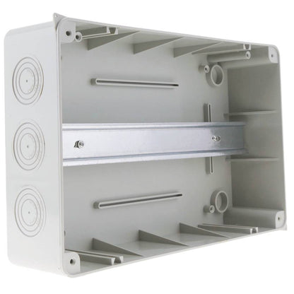 Caja de distribución eléctrica SPN 12M IP65 de superficie de plástico ABS HT