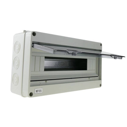 Caja de distribución eléctrica SPN 18M IP65 de superficie de plástico ABS HT