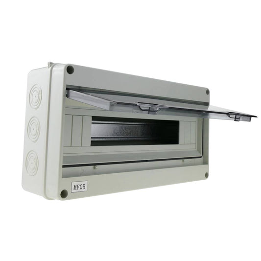 Caja de distribución eléctrica SPN 18M IP65 de superficie de plástico ABS HT
