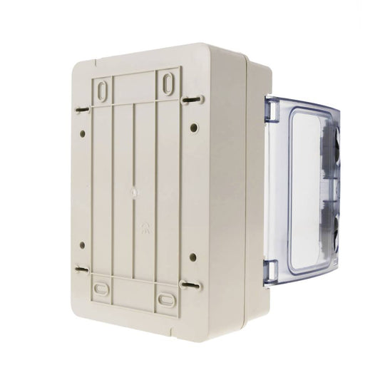 Caja de distribución eléctrica de 4 módulos de superficie de plástico ABS SPN IP65 HA