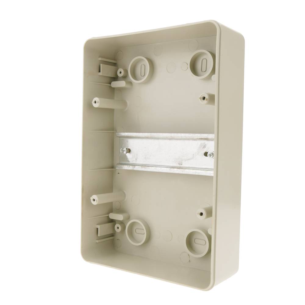 Caja de distribución eléctrica de 4 módulos de superficie de plástico ABS SPN IP65 HA