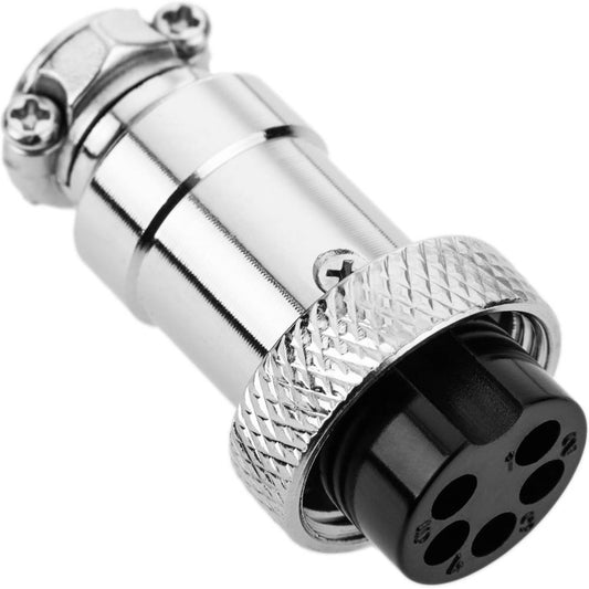 Conector micro aviación aéreo GX16 hembra de 5pin